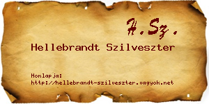 Hellebrandt Szilveszter névjegykártya